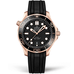 Копия часов Omega Seamaster Diver 300 Co-axial Master Chronometer 42mm 210.62.42.20.01.002 Арт.OM-1023