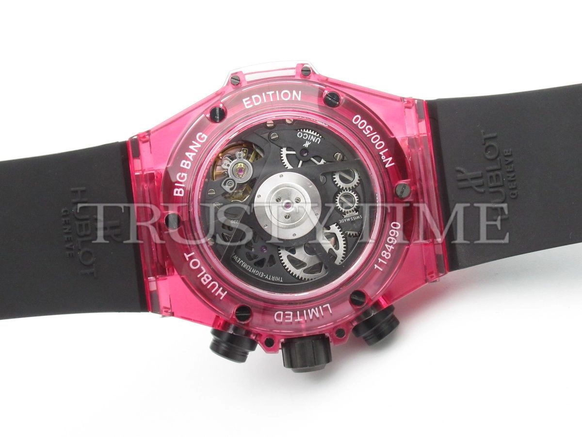 Копия часов Hublot Big Bang Unico Red Sapphire Baguettes 45mm 411.JR.4901.RT.1902 Арт.HB-0436
