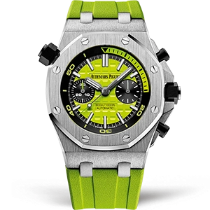 Копия часов Audemars Piguet Royal Oak Offshore Diver Chronograph Green 26703ST.OO.A038CA.01 Арт.AP-0921
