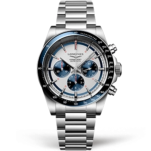 Копия часов Longines Conquest Chronograph 42 L3.835.4.98.6 Арт.LN-0423