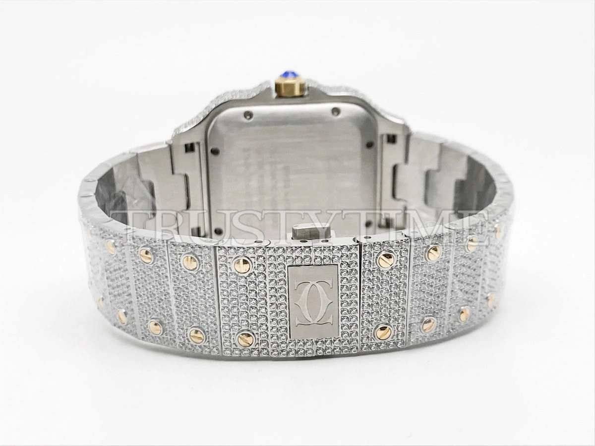 Копия часов Cartier Santos De Cartier 40 W2SA0009 Diamonds Арт.CR-0940