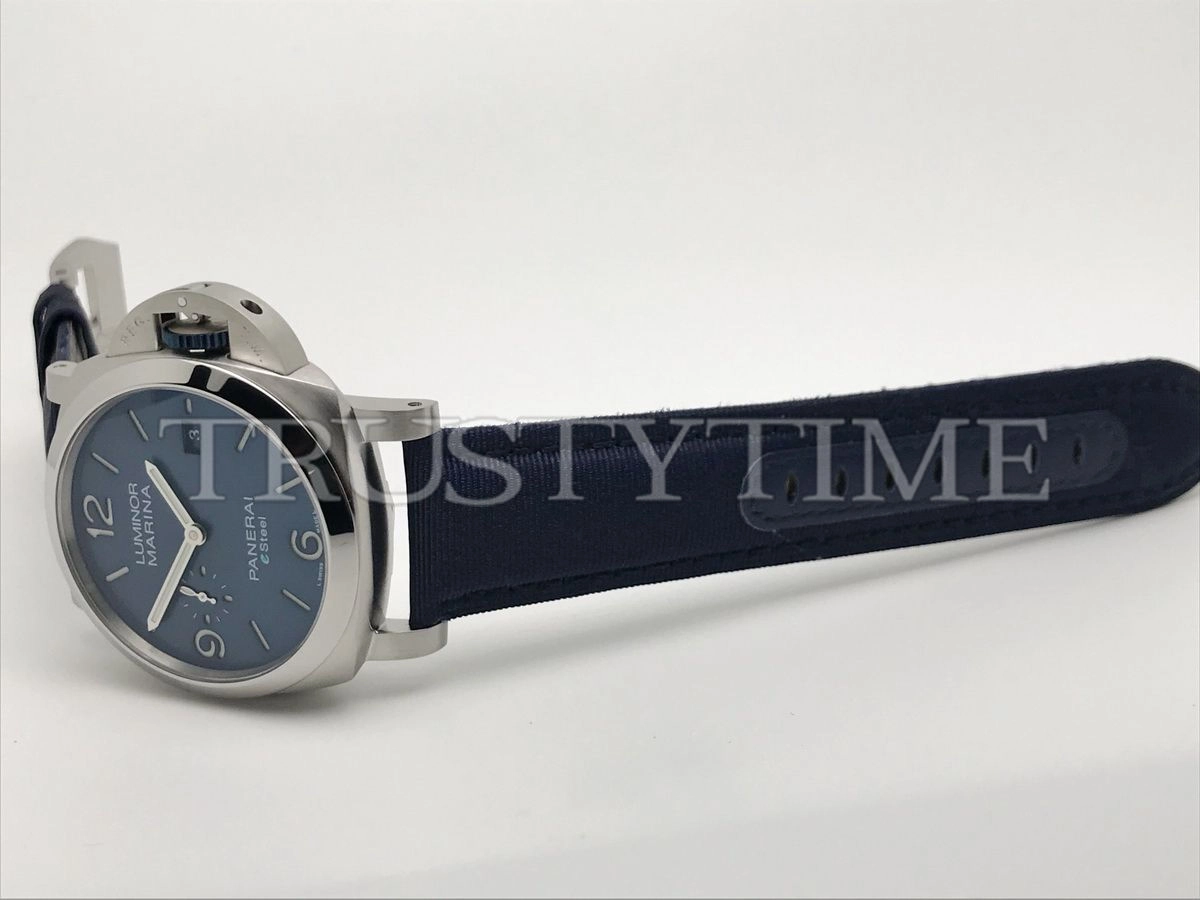Копия часов Panerai Luminor 1950 Marina 3 Days Automatic eSteel Blue Profondo 44mm PAM01157 Арт.PN-0828