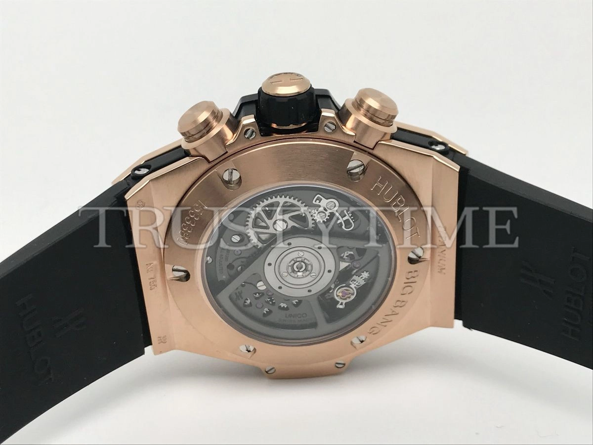 Копия часов Hublot Big Bang Unico King Gold Pave 44mm 421.OX.1180.RX.1704 Арт.HB-0966