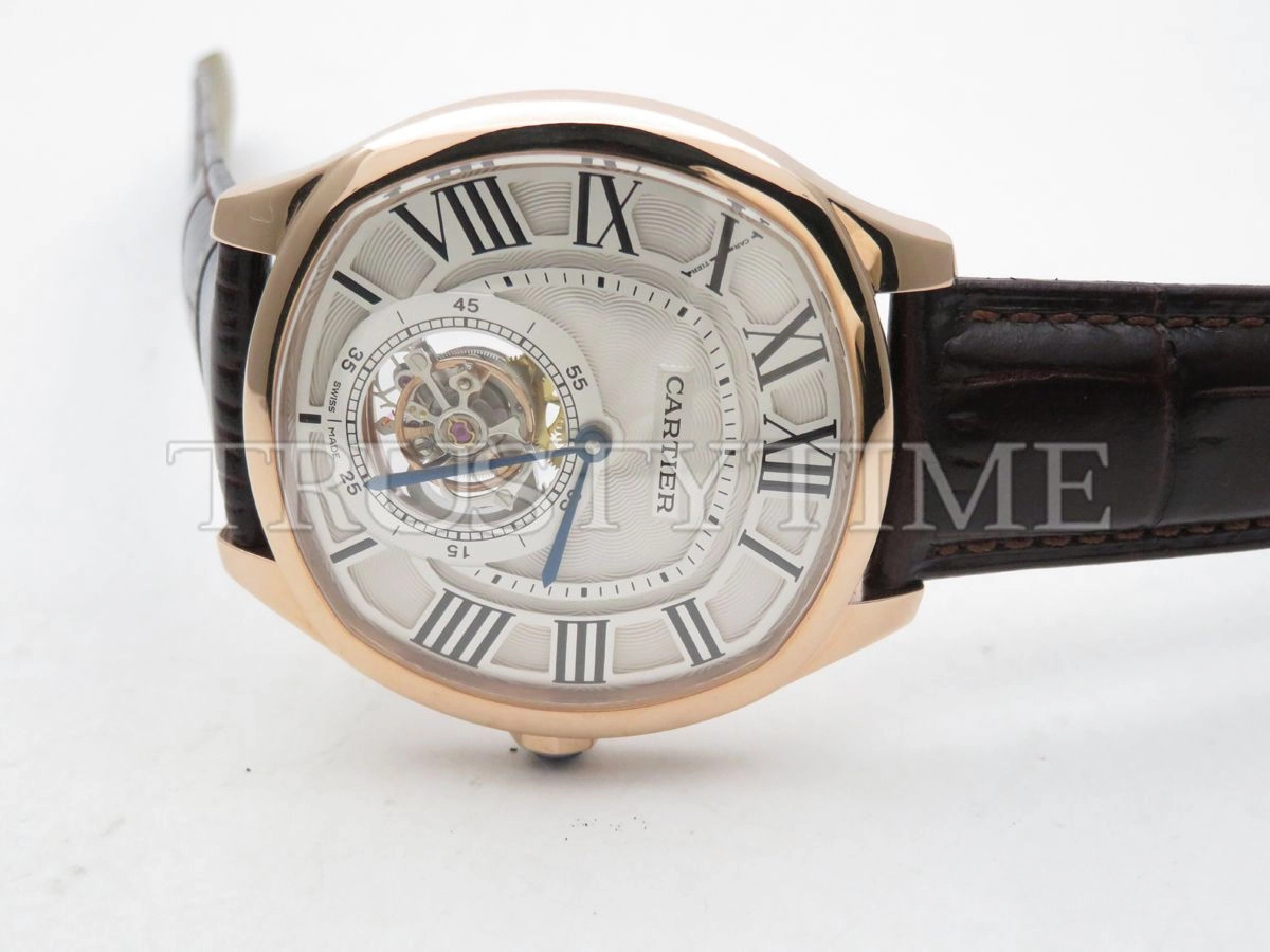 Копия часов Cartier Drive de Cartier Flying Tourbillon 41 W4100013 Арт.CR-0741