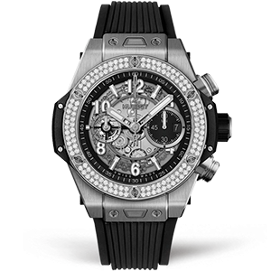 Копия часов Hublot Big Bang Unico Titanium Diamonds 44mm 421.NX.1170.RX.1104 Арт.HB-0962