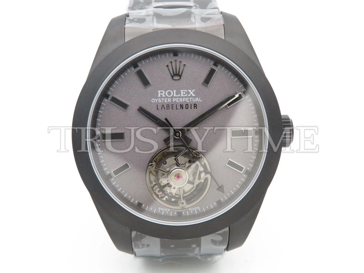 Копия часов Rolex Milgauss Label Noir Tourbillon 43mm Арт.RX-1411