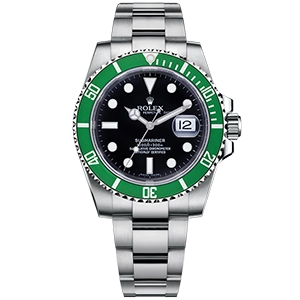 Копия часов Rolex Submariner “Kermit” 40mm 16610LV Арт.RX-1921