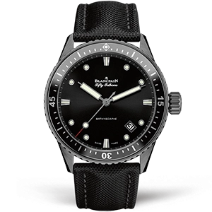 Копия часов Blancpain Fifty Fathoms Bathyscaphe 5000-0130-B52A Арт.BP-0347