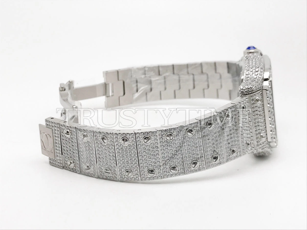 Копия часов Cartier Santos De Cartier 40 WSSA0018 Diamonds Арт.CR-0928