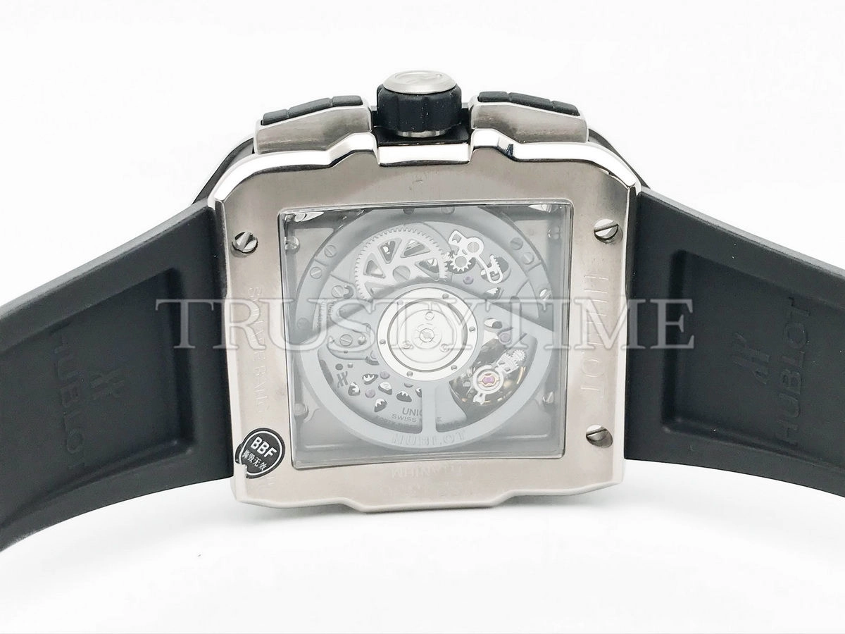 Копия часов Hublot Square Bang Unico Titanium Ceramic 821.NM.0170.RX Арт.HB-1224