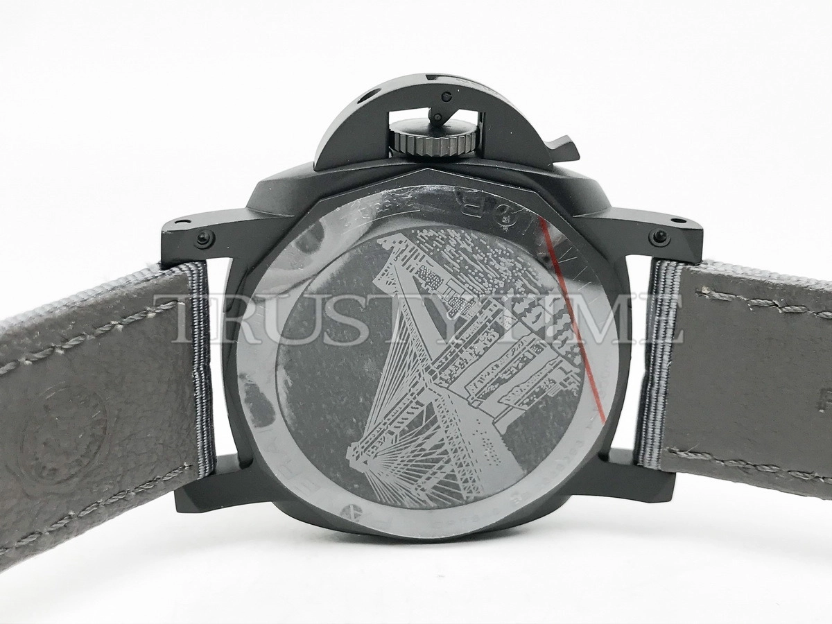 Копия часов Panerai Luminor BiTempo Titanium DLC - New York 44mm PAM01467 Арт.PN-0930