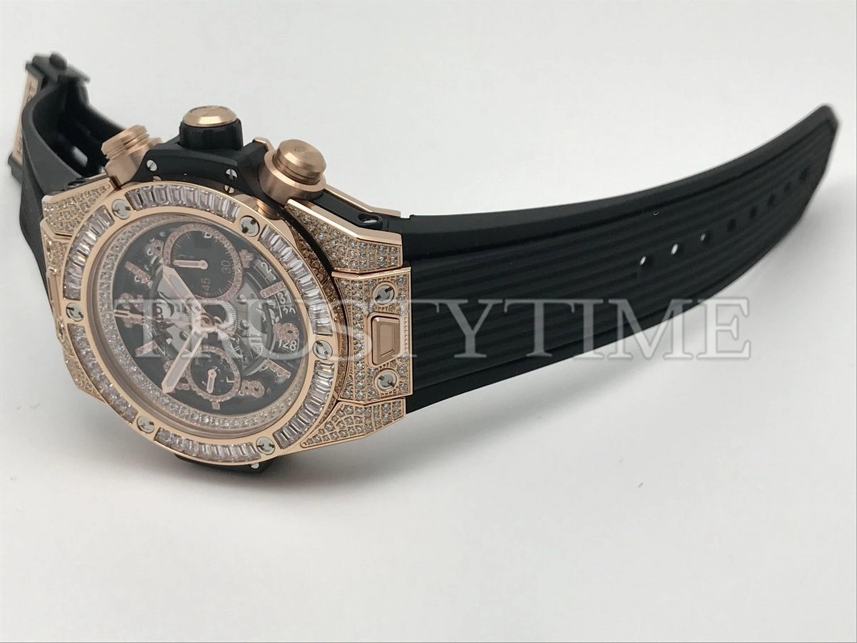 Копия часов Hublot Big Bang Unico King Gold Jewellery 44mm 421.OX.1180.RX.0904 Арт.HB-0967