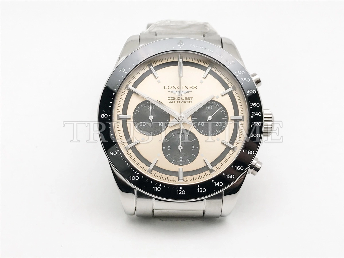 Копия часов Longines Conquest Chronograph 42 L3.835.4.32.6 Арт.LN-0421