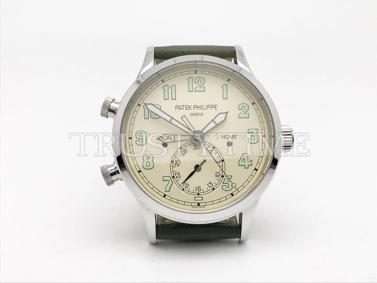 Копия часов Patek Philippe Calatrava Pilot Travel Time 42mm 5524G-010 Арт.PP-0841