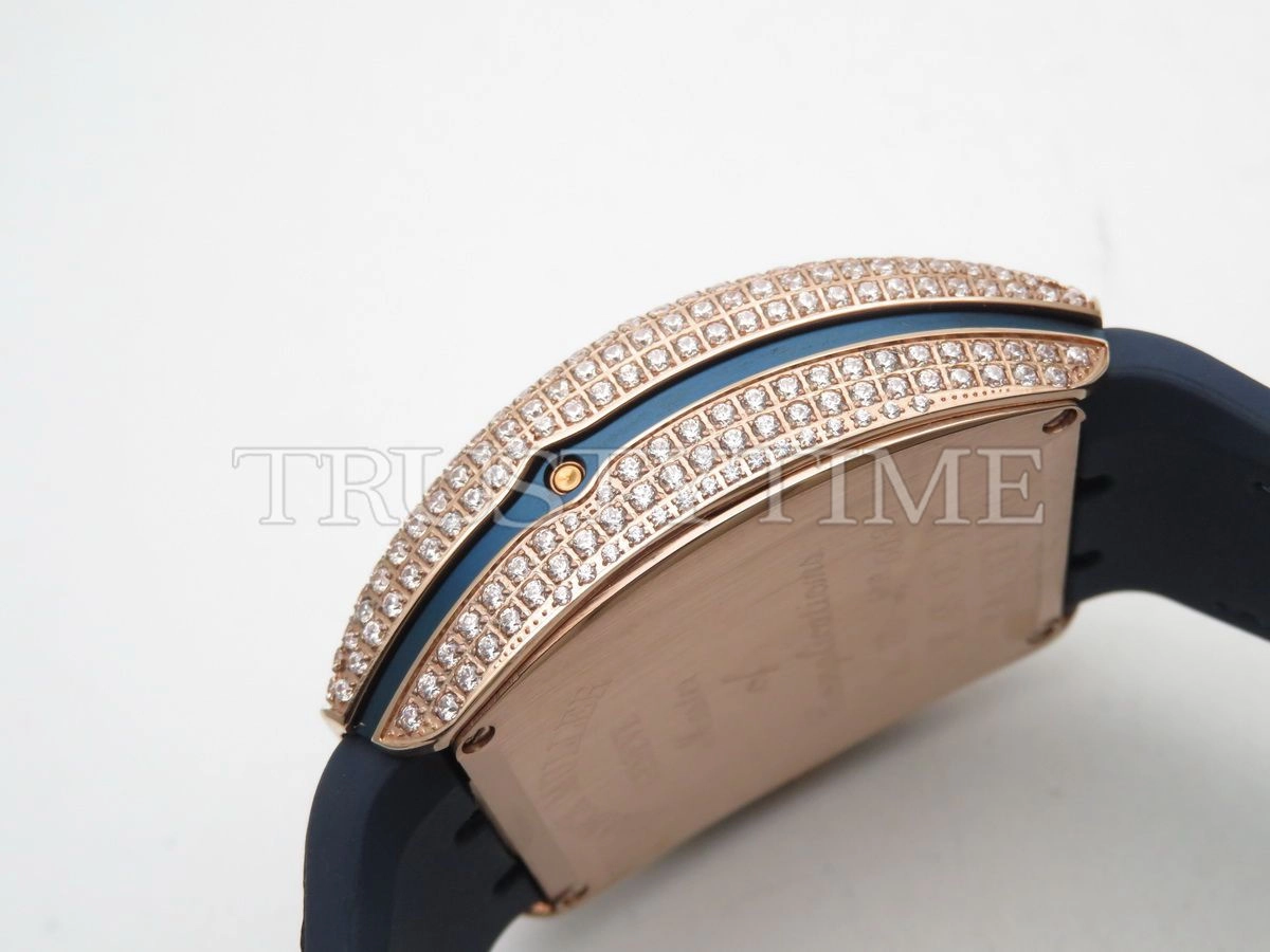 Копия часов Franck Muller Vanguard Chronograph V 45 CC DT YACHTING D NBR CD (BL) (5N) BL.DIAM 5N Арт.FM-0640