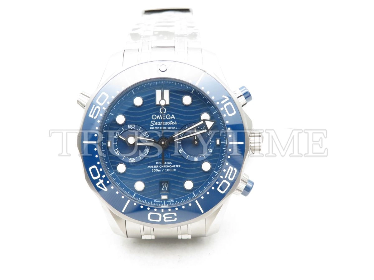 Копия часов Omega Seamaster Diver 300m Co‑Axial Master Chronometer Chronograph 44mm 210.30.44.51.03.001 Арт.OM-0824