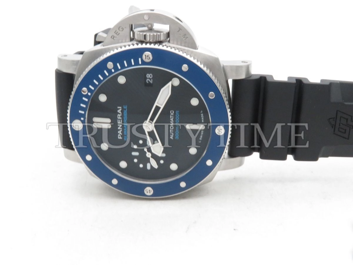 Копия часов Panerai Submersible Azzurro 42mm PAM01209 Арт.PN-0817