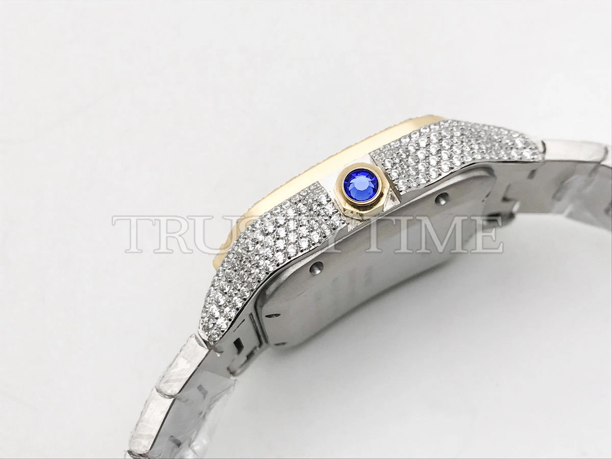 Копия часов Cartier Santos De Cartier 40 W2SA0009 Diamonds Арт.CR-0941
