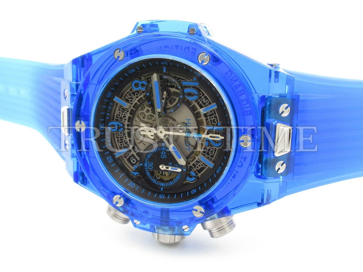 Копия часов Hublot Big Bang Unico Blue Sapphire 45mm 411.JL.4809.RT Арт.HB-0438
