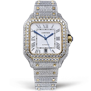 Копия часов Cartier Santos De Cartier 40 W2SA0009 Diamonds Арт.CR-0935