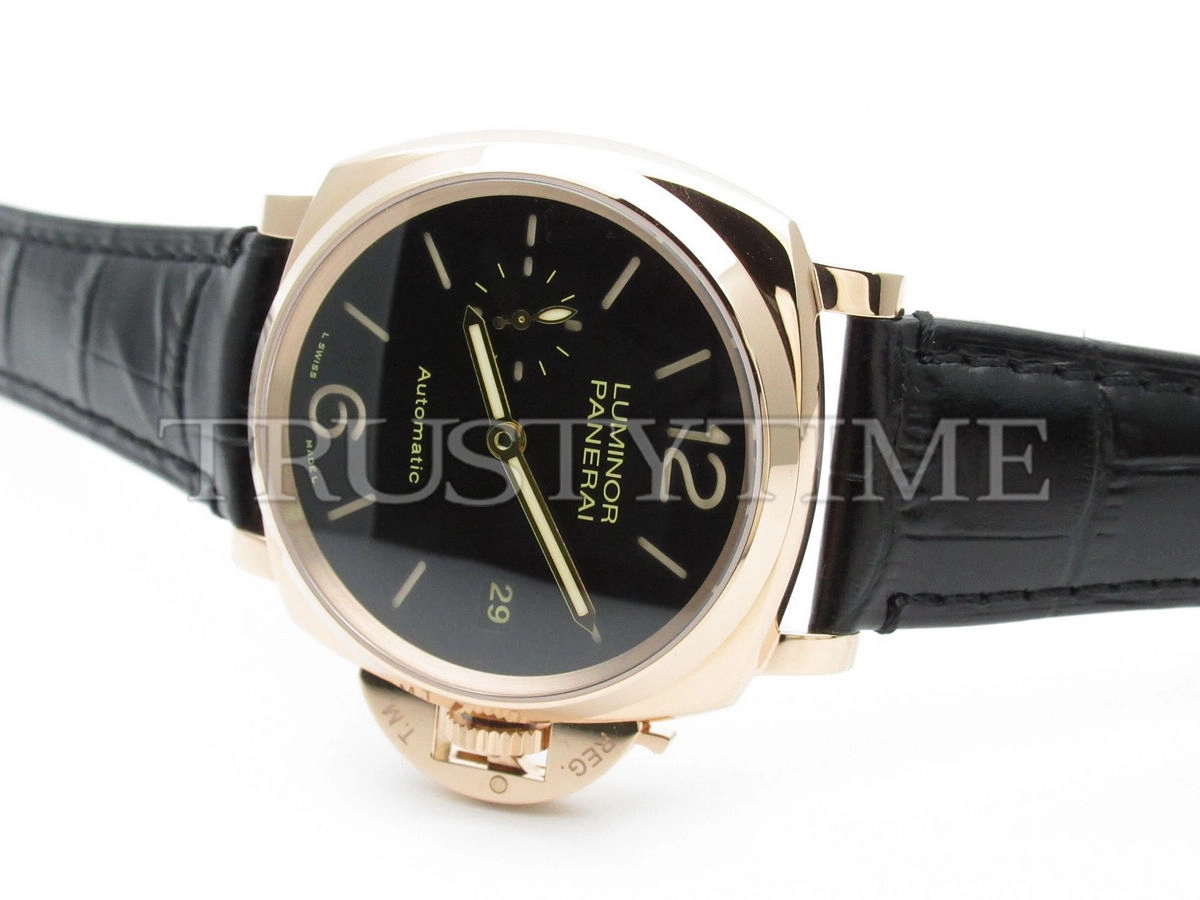 Копия часов Panerai Luminor Due 3 Days Automatic Oro Rosso 38 mm PAM00908 Арт.PN-0702