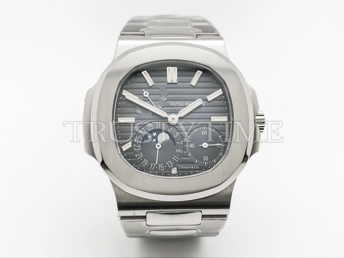 Копия часов Patek Philippe Nautilus Power Reserve Moonphase 40mm 5712/1A-001 Tiffany&Co. Арт.PP-0854
