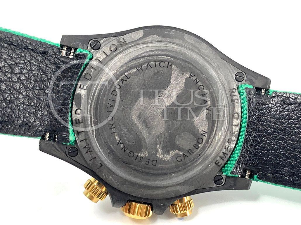 Копия часов Rolex Cosmograph Daytona DIW Carbon Lime Арт.RX-2297