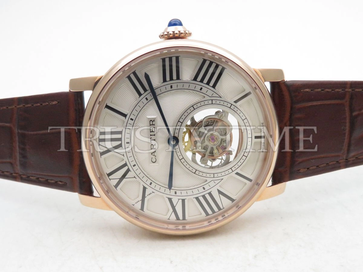 Копия часов Cartier Rotonde de Cartier Flying Tourbillon 40 W1556215 Арт.CR-0732