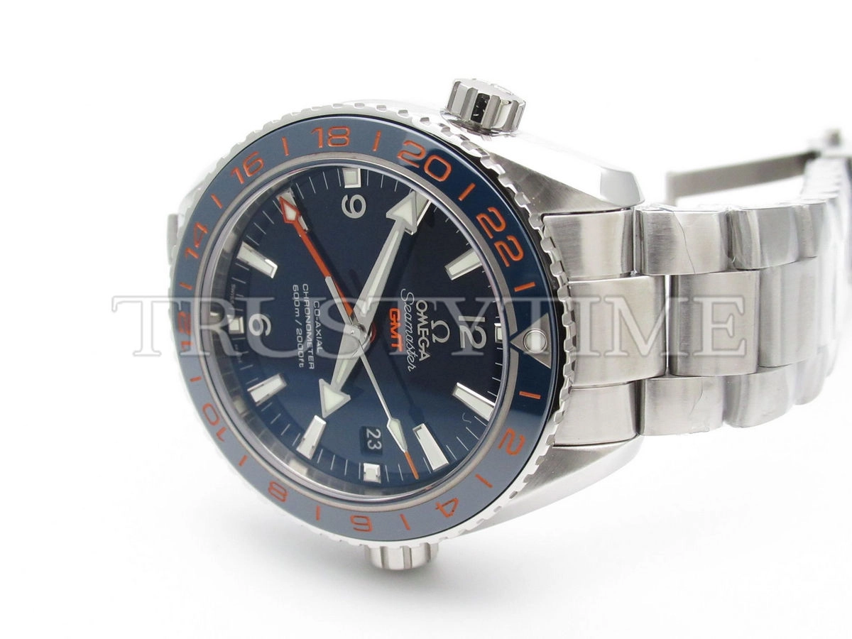 Копия часов Omega Seamaster Planet Ocean 600m Co‑Axial Master Chronometer GMT GoodPlanet 43.5mm 232.30.44.22.03.001 Арт.OM-0653