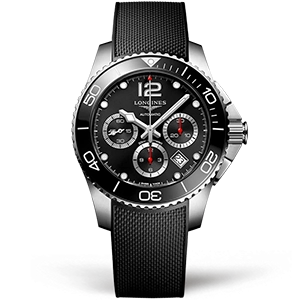 Копия часов Longines Sport Hydroconquest Automatic Chronograph 43mm L3.883.4.56.9 Арт.LN-0269