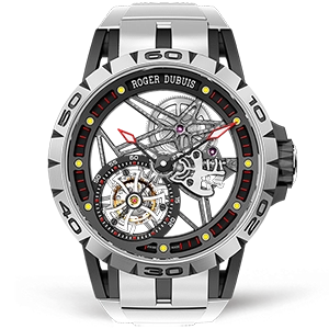 Копия часов Roger Dubuis Excalibur Spider Skeleton Flying Tourbillon 45mm RDDBEX0549 Арт.RG-0469
