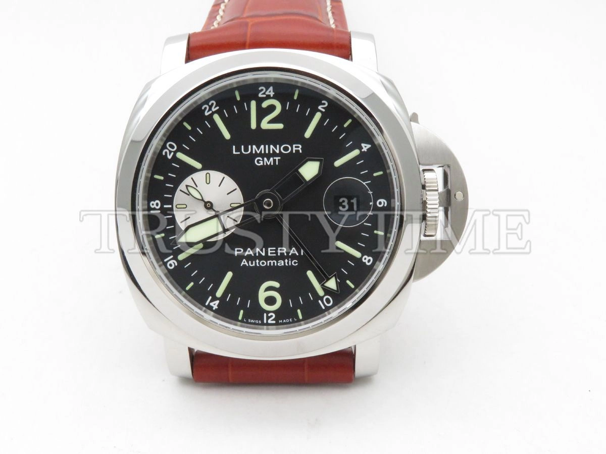 Копия часов Panerai Luminor GMT Automatic Acciaio 44mm PAM00088 Арт.PN-0815