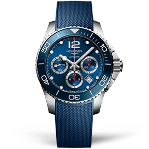 Копия часов Longines Sport Hydroconquest Automatic Chronograph 43mm L3.883.4.96.9 Арт.LN-0270