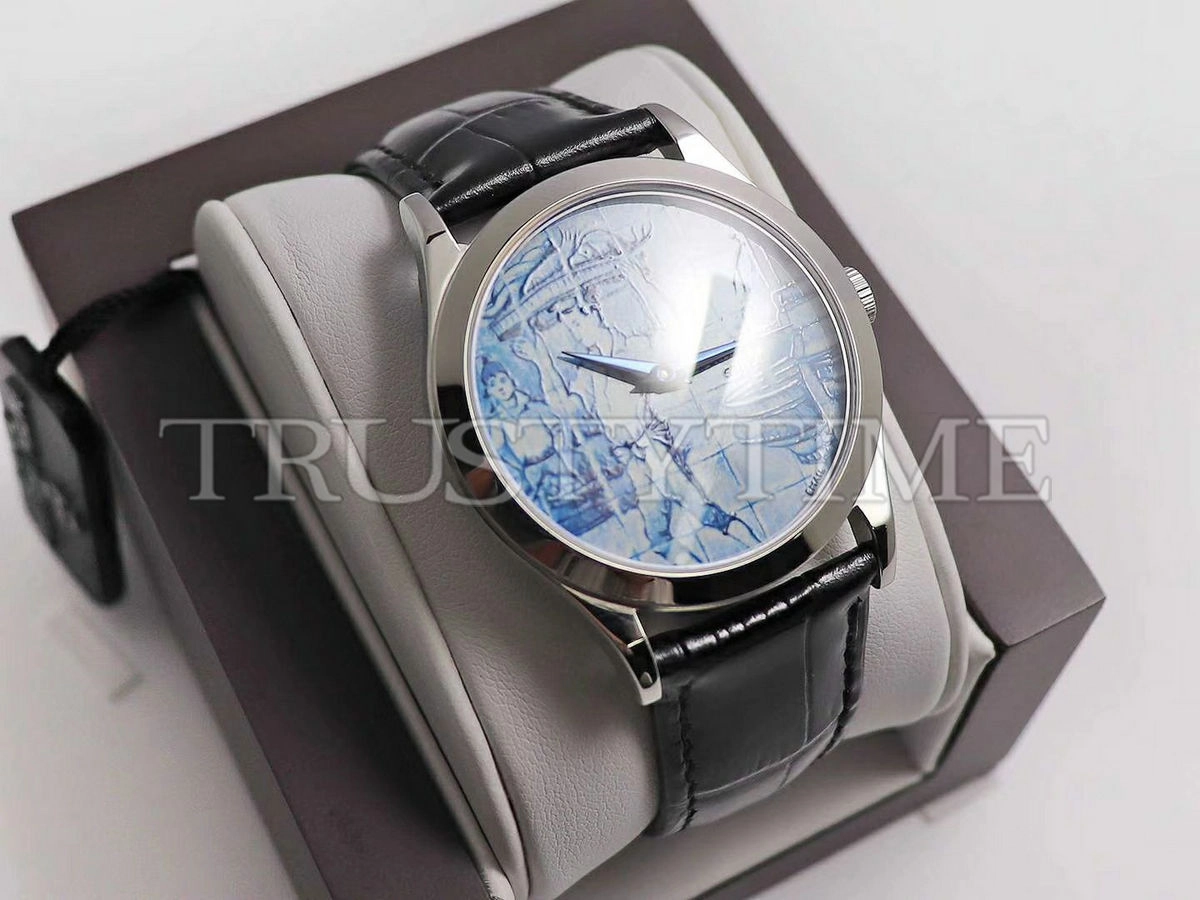 Копия часов Patek Philippe Calatrava Azulejos 38,5 mm 5089G-061 Арт.PP-0762