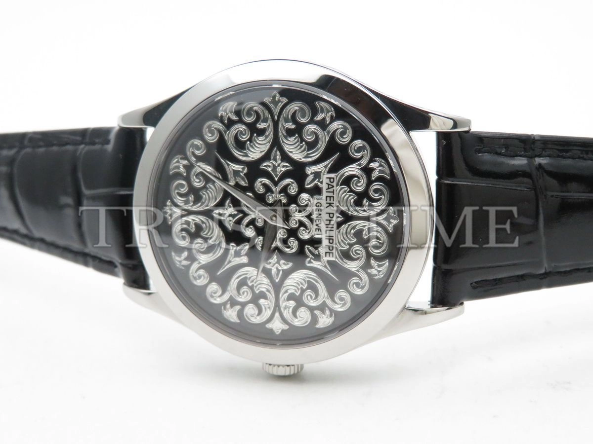 Копия часов Patek Philippe Calatrava Volutes & Arabesques 38mm 5088P-001 Арт.PP-0385