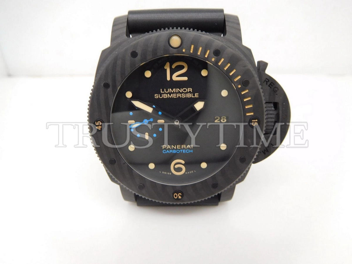 Копия часов Panerai Luminor Submersible 3 Days Automatic Carbotech 47mm PAM00616 Арт.PN-0775