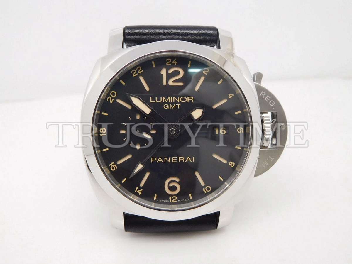 Копия часов Panerai Luminor 1950 3 Days GMT 24h Automatic Acciaio 44mm PAM00531 Арт.PN-0709