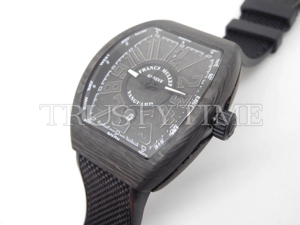 Копия часов Franck Muller Vanguard Carbon 44mm V45-SC-DT-CARBON-NR Арт.FM-0630
