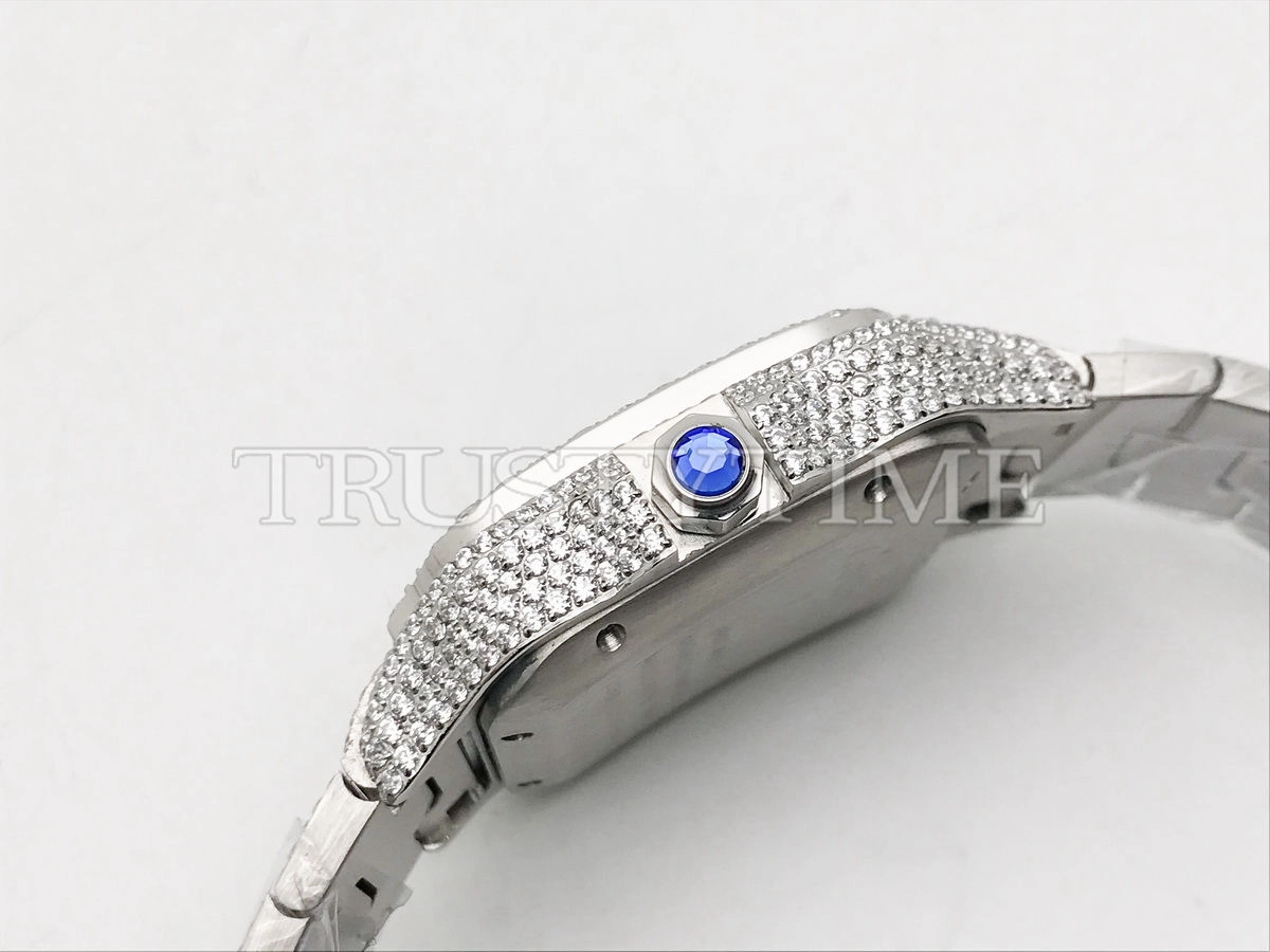 Копия часов Cartier Santos De Cartier 40 WSSA0018 Diamonds Арт.CR-0930