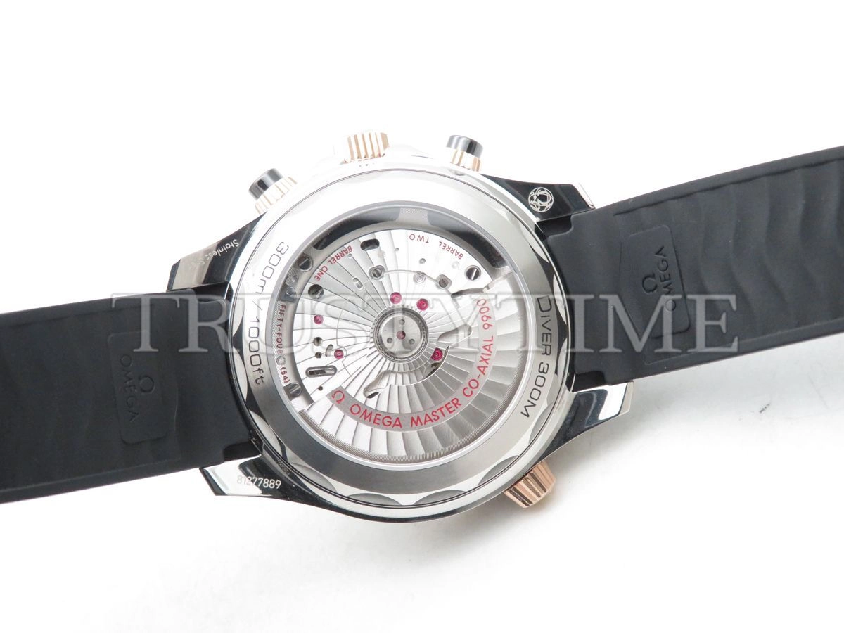 Копия часов Omega Seamaster Diver 300m Co‑Axial Master Chronometer Chronograph 44mm 210.22.44.51.01.001 Арт.OM-0829