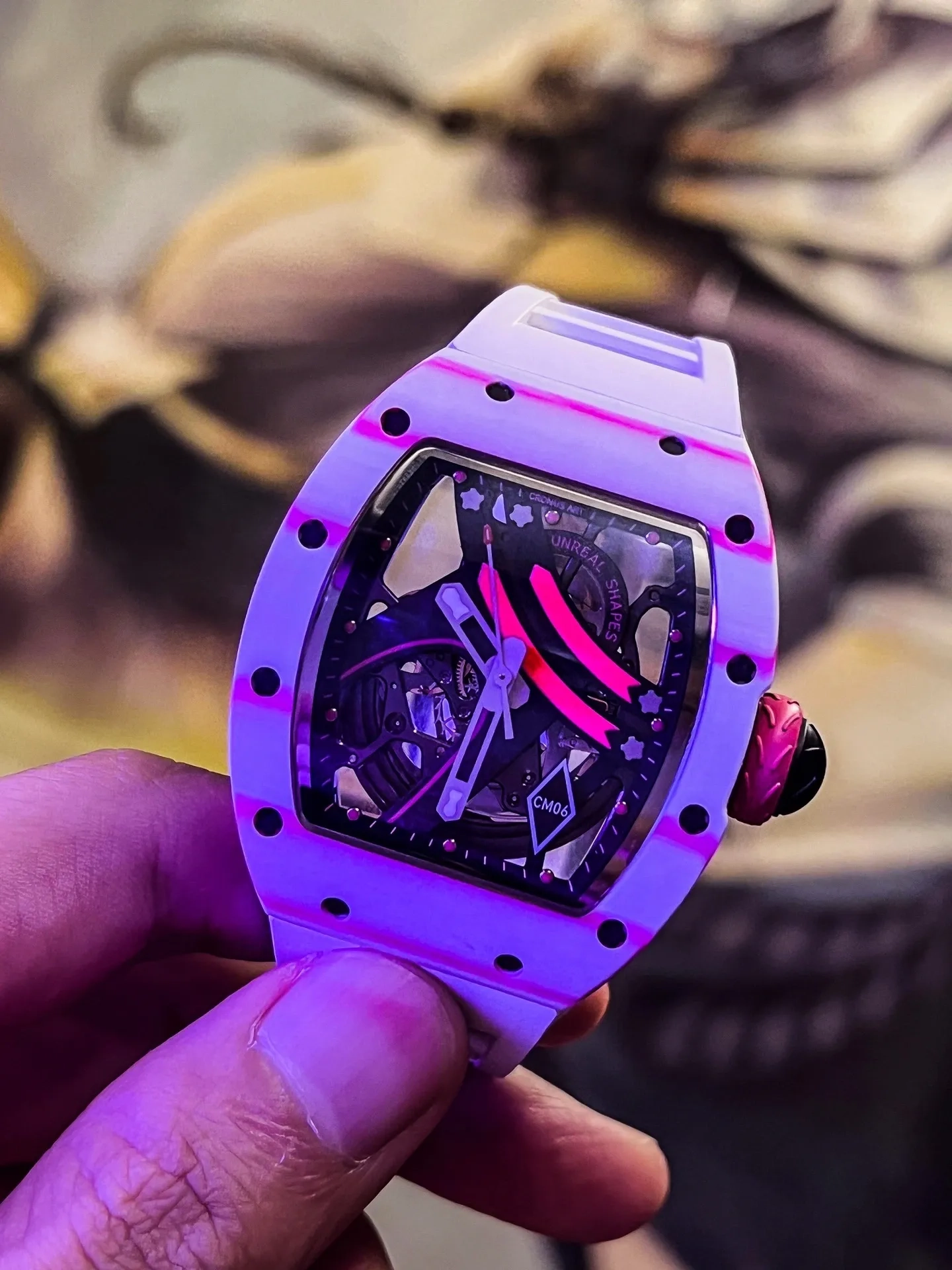 Копия часов CronusArt NTPT Carbon Fiber Watch CM06-P Арт.CA-0404