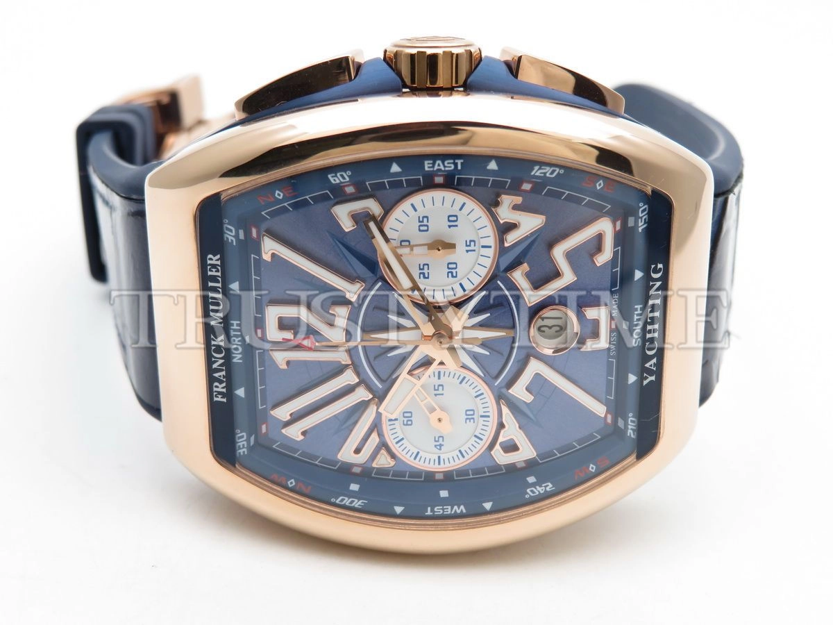 Копия часов Franck Muller Vanguard Chronograph V 45 CC DT YACHTING 5N.BL BL.BL 5N Арт.FM-0639