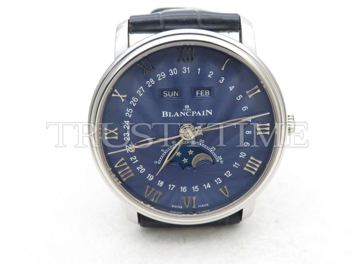 Копия часов Blancpain Villeret Quantième Complet 40mm 6654-1529-55B Арт.BP-0341