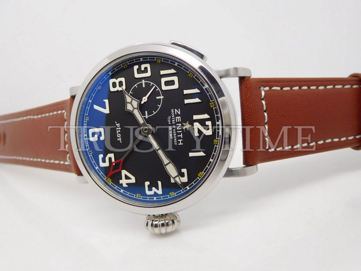 Копия часов Zenith Pilot Type 20 GMT 48mm 03.2430.693/21.C723 Арт.ZN-0306