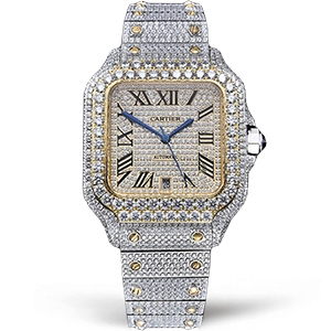 Копия часов Cartier Santos De Cartier 40 W2SA0009 Diamonds Арт.CR-0946