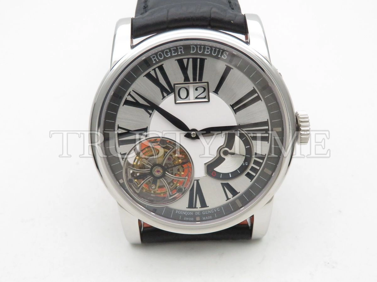 Копия часов Roger Dubuis Hommage Flying Tourbillon With Large Date 45mm RDDBHO0578 Арт.RG-0432