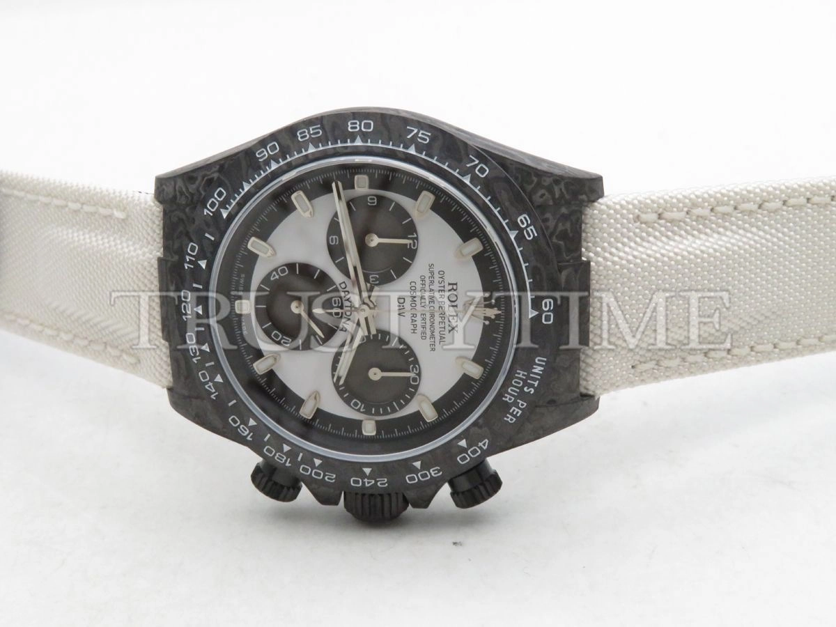 Копия часов Rolex Cosmograph Daytona DIW Carbon Cream Арт.RX-1885