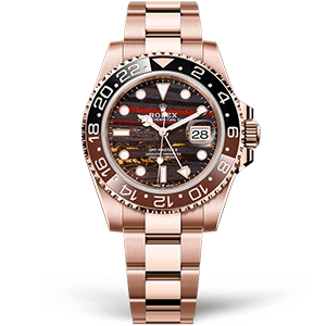 Копия часов Rolex GMT Master II Tiger Iron 40mm 126715CHNR-0002 Арт.RX-3535