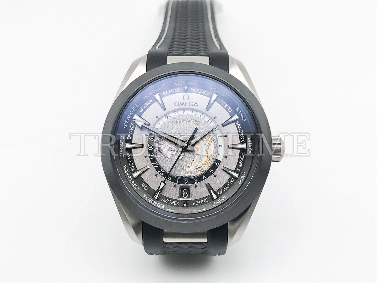 Копия часов Omega Seamaster Aqua Terra Co-axial Master Chronometer GMT Worldtimer 43mm 220.92.43.22.99.001 Арт.OM-0984