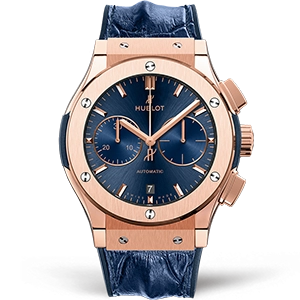Копия часов Hublot Classic Fusion Chronograph King Gold 45mm 521.OX.7180.LR Арт.HB-0928